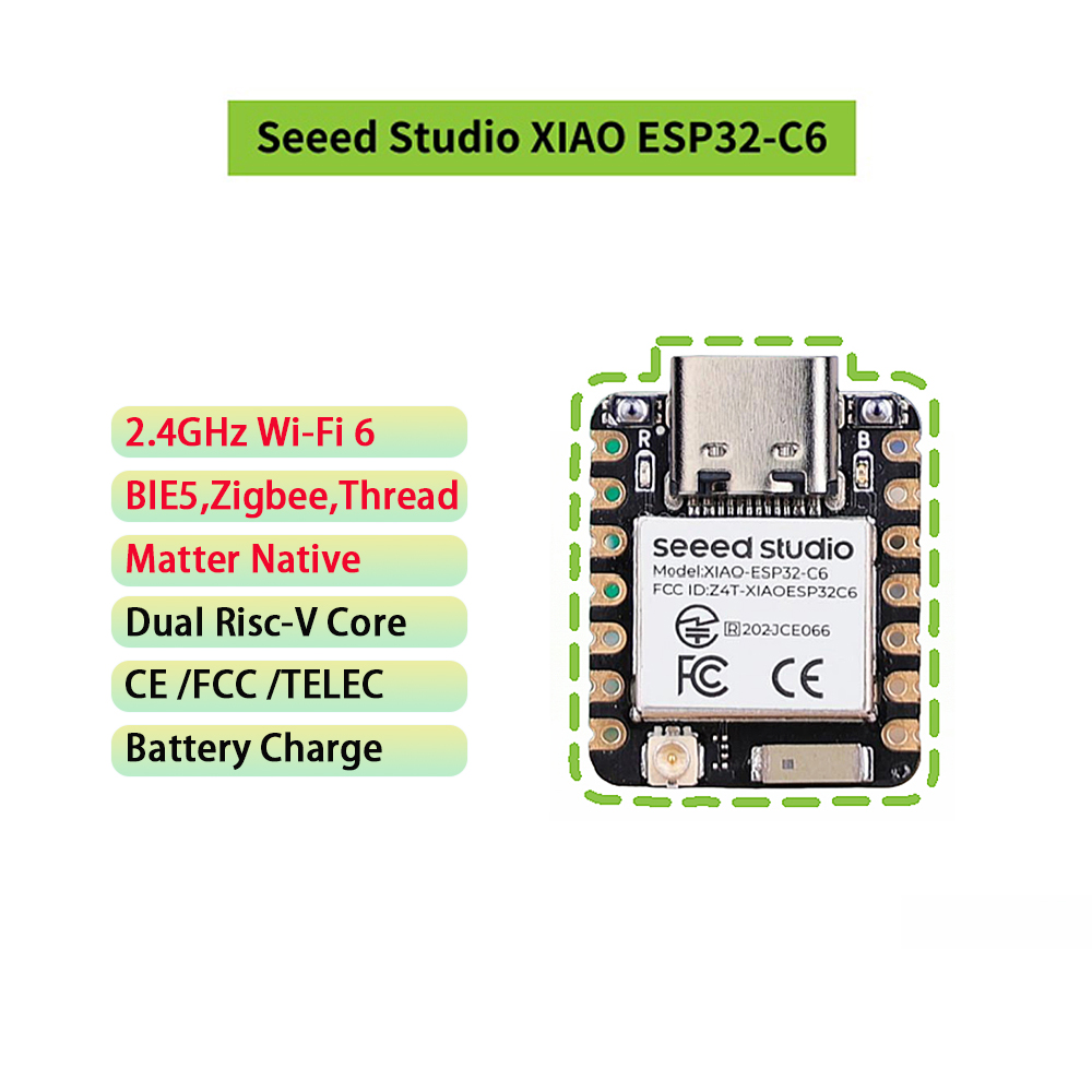 Smart Home Arduino Project - XIAO ESP32-C6 Development Board 2.4GHz WiFi