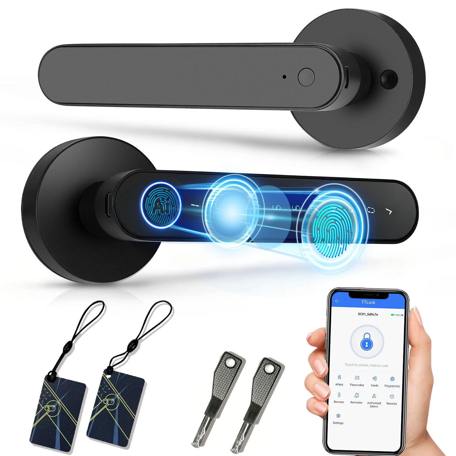 TTlock App Fingerprint Smart L - Smart Home Keyestudio review and price