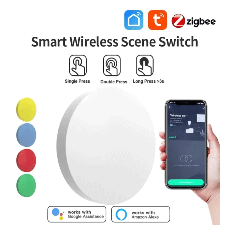 Tuya ZigBee Smart Wireless But - Smart Home Assistant review and price