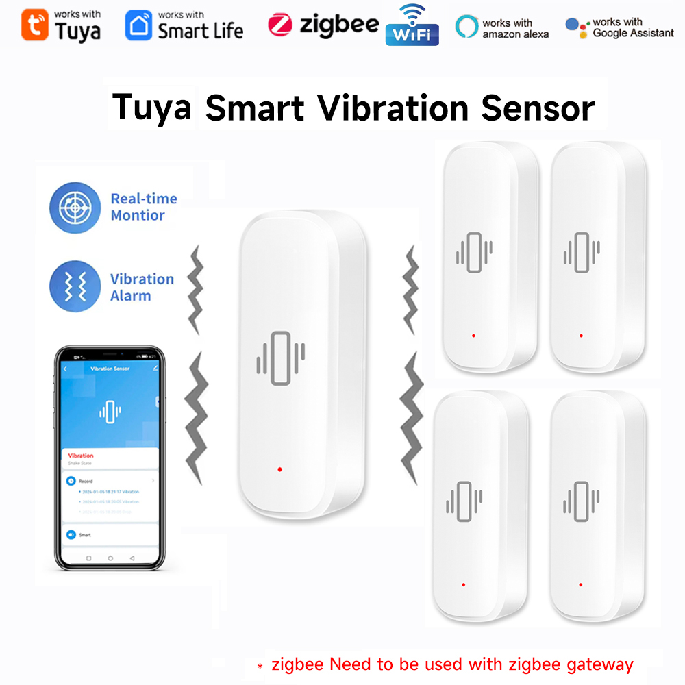Tuya WiFi Zigbee Smart Vibrati - Smart Home Notifications review and price