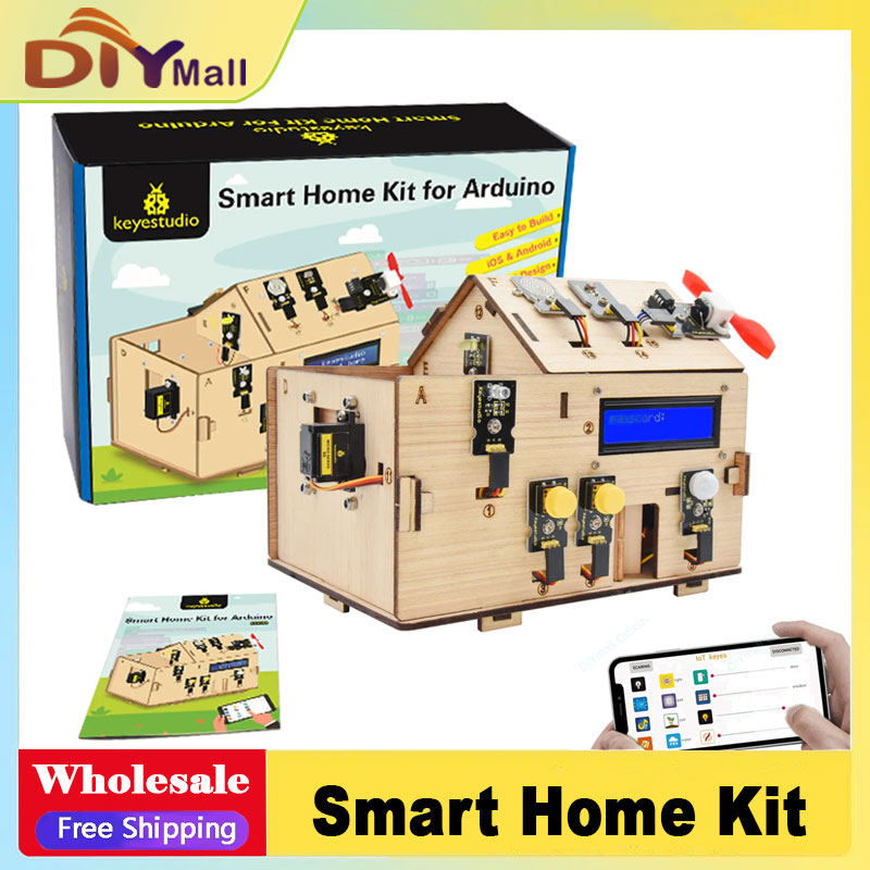 Keyestudio Smart IoT Home Kit  - Smart Home Arduino Project review and price