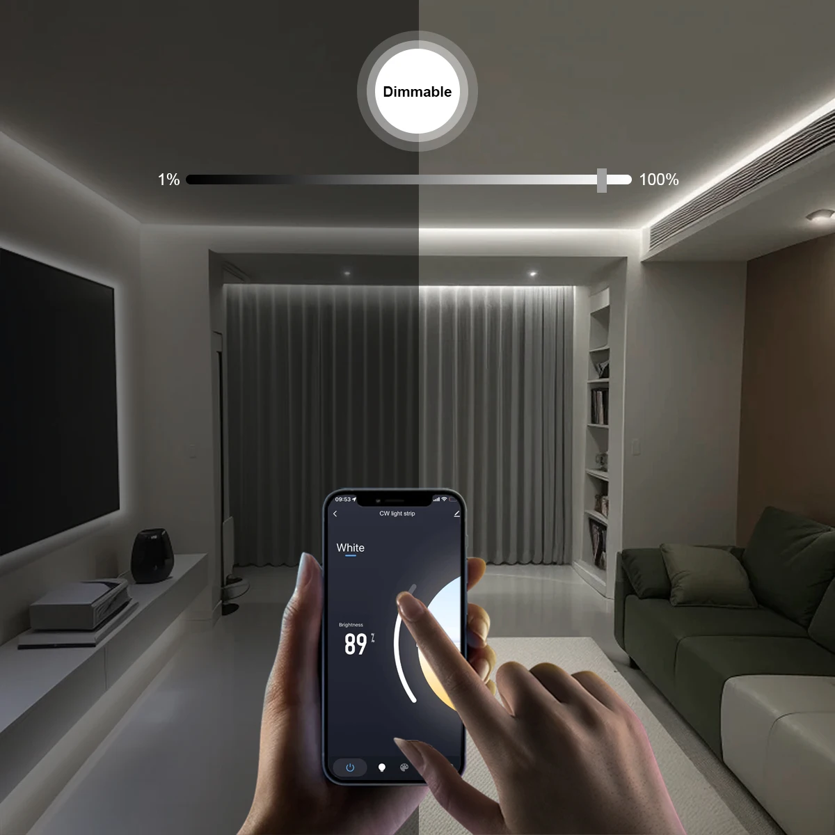 Zigbee 3.0 CCT 2700K-6500K Dim - Smart Home Dashboard review and price