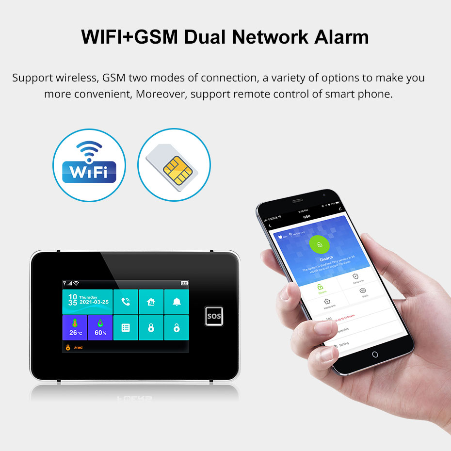 KERUI G60B WIFI GSM Alarm Syst - Smart Home Dashboard review and price