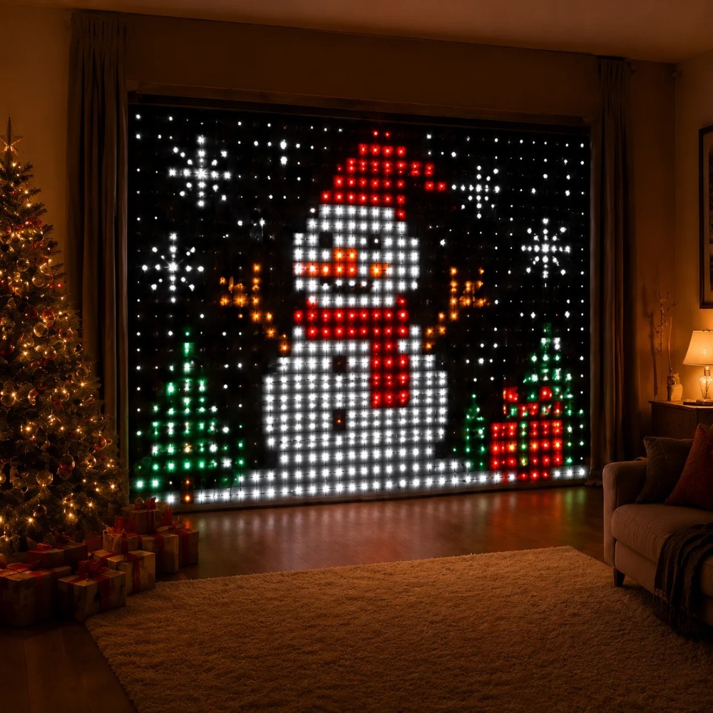 LED Pixel Curtain Lights Bluet - Smart Home Decor review and price