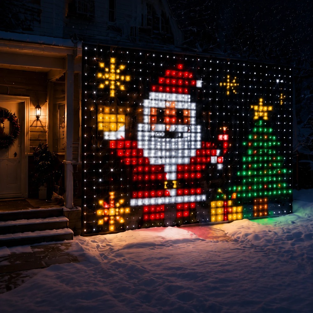 LED Pixel Curtain Lights Bluet - Smart Home Decor review and price