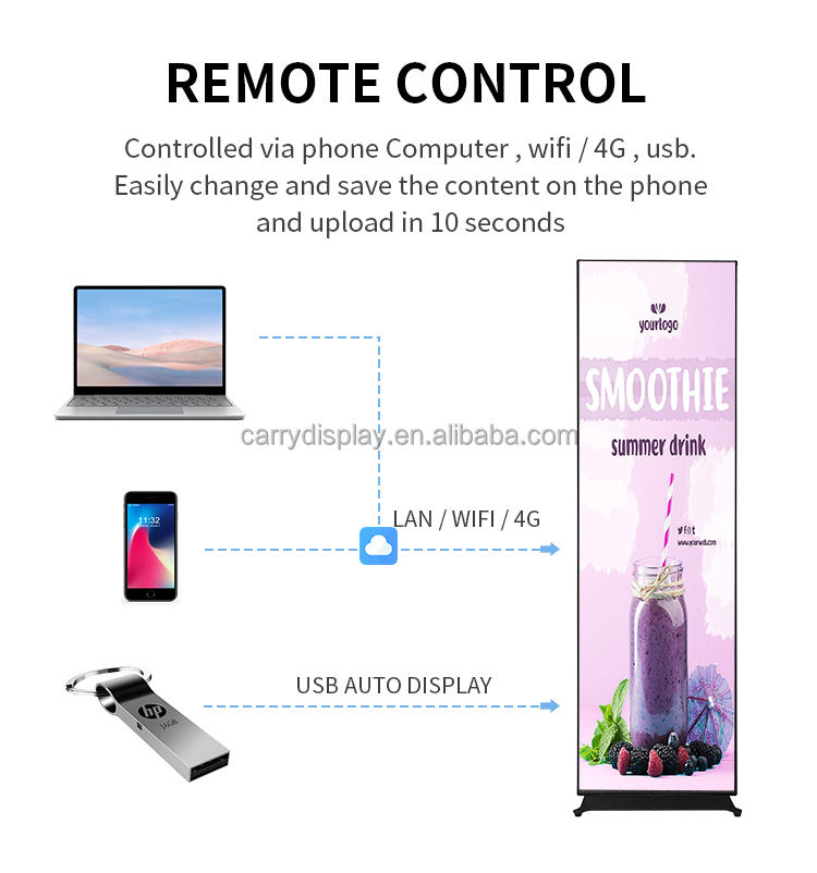 Outdoor Movable LED Digital Po - Smart Home Decor review and price
