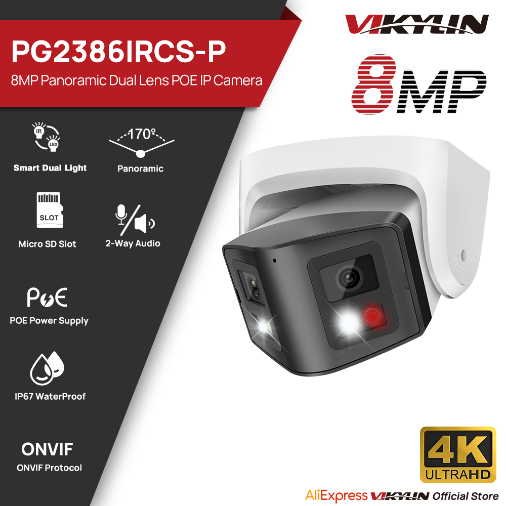 Vikylin 8MP Panoramic Smart Du - Smart Home Notifications review and price