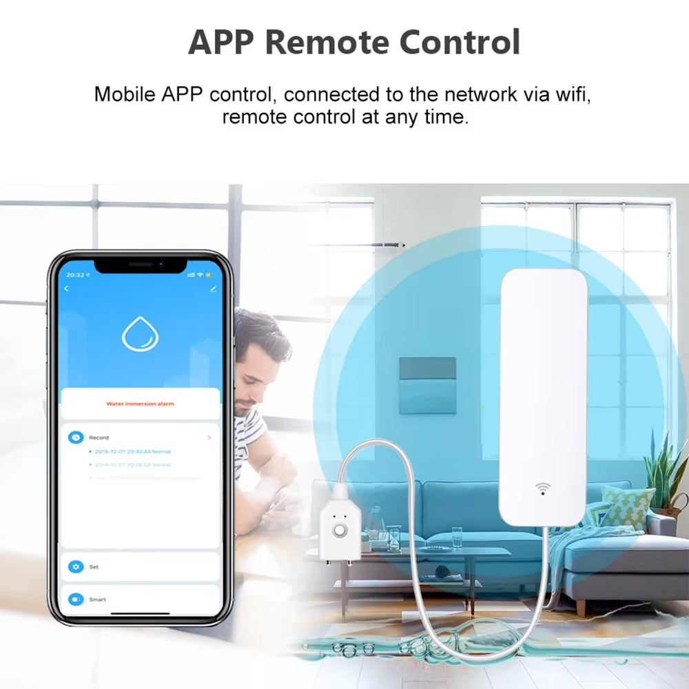 ZigBee WiFi Water Leak Sensor  - Smart Home Networking review and price