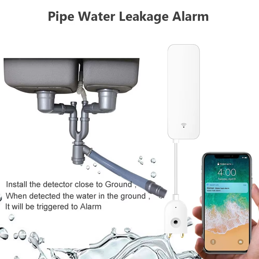 ZigBee WiFi Water Leak Sensor  - Smart Home Networking review and price