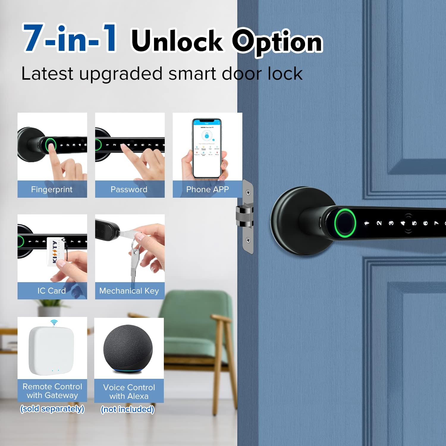 Smart Fingerprint Door Lock Ha - Smart Home Keyestudio review and price