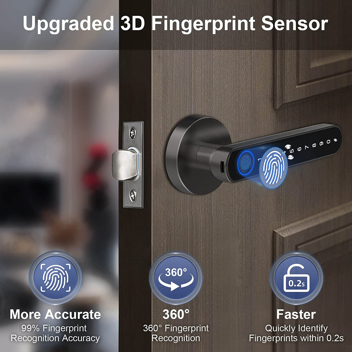 Smart Fingerprint Door Lock Ha - Smart Home Keyestudio review and price