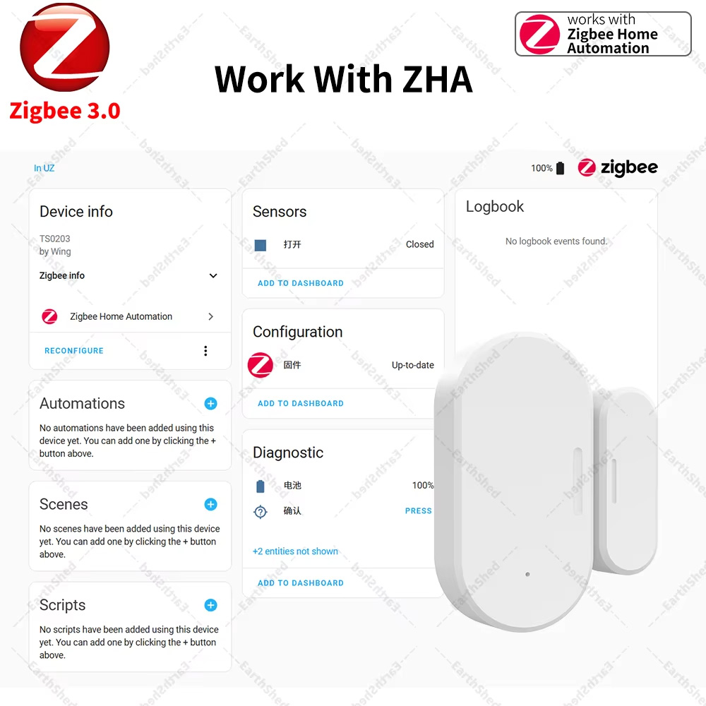 Zigbee 3.0 Door Window Sensor  - Smart Home Zigbee 3.0 review and price