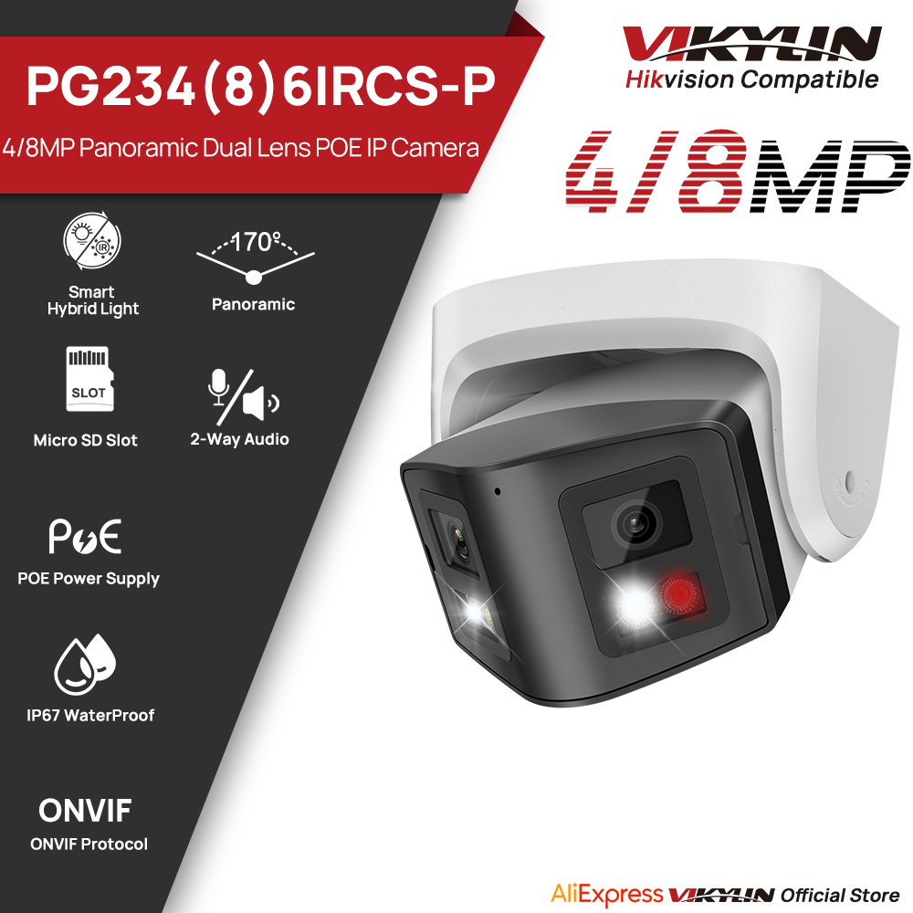Vikylin 4/8MP Panoramic Smart  - Smart Home Notifications review and price