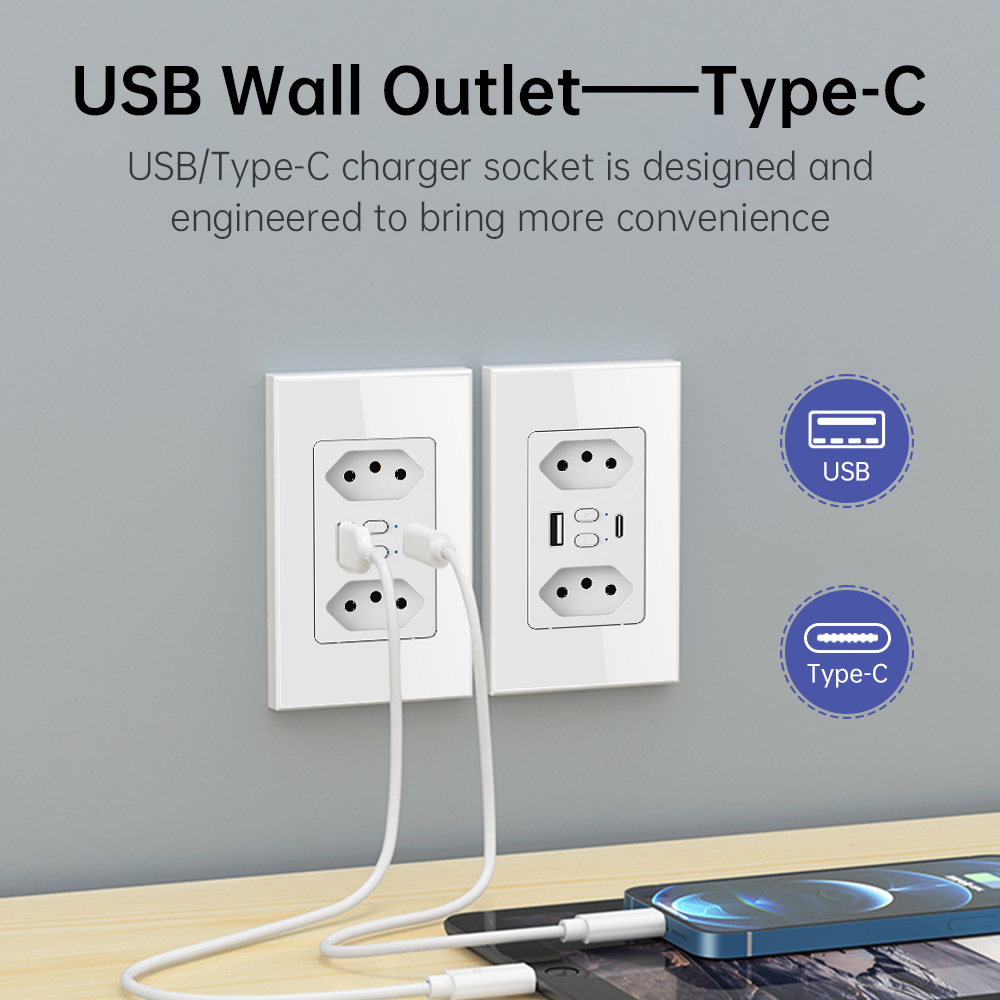 MANHOT Wifi Smart Brazil Socke - Smart Home Networking review and price