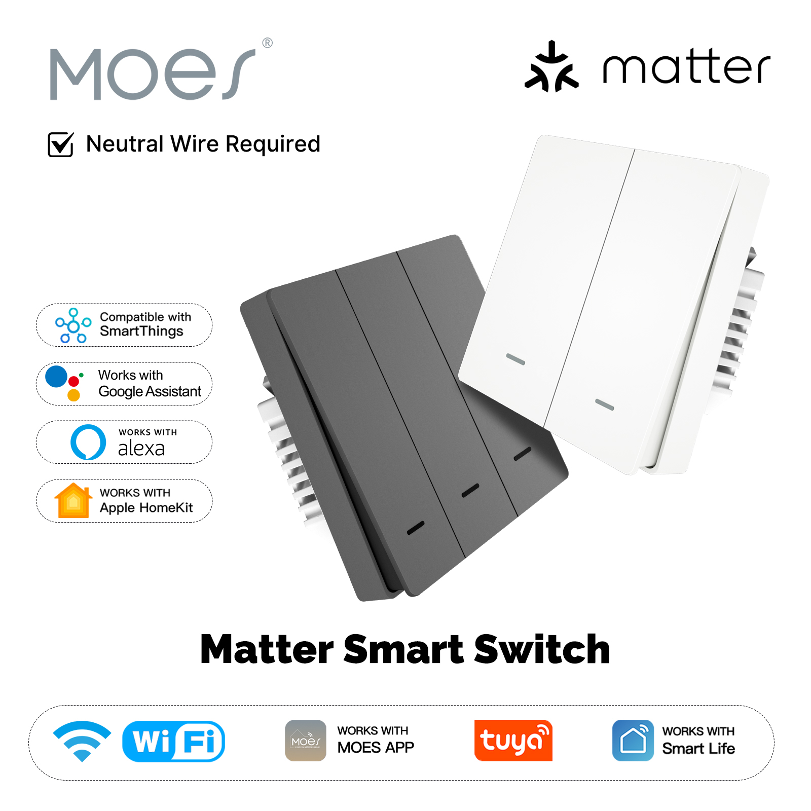 MOES Matter Tuya WiFi Smart Li - Smart Home Dashboard review and price