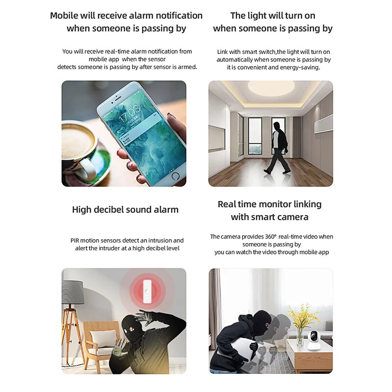 Tuya WiFi Zigbee PIR Motion Se - Smart Home Networking review and price