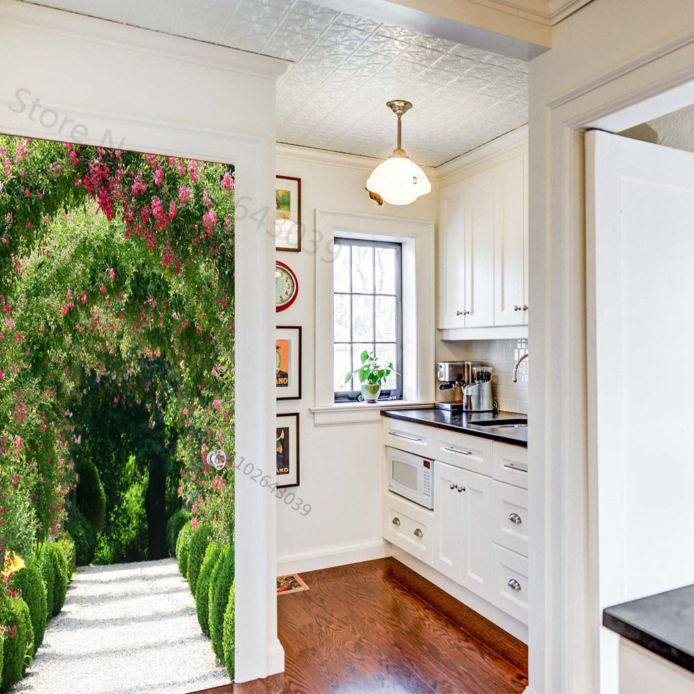Steps Forest 3D Door Stickers  - Smart Home Decor review and price