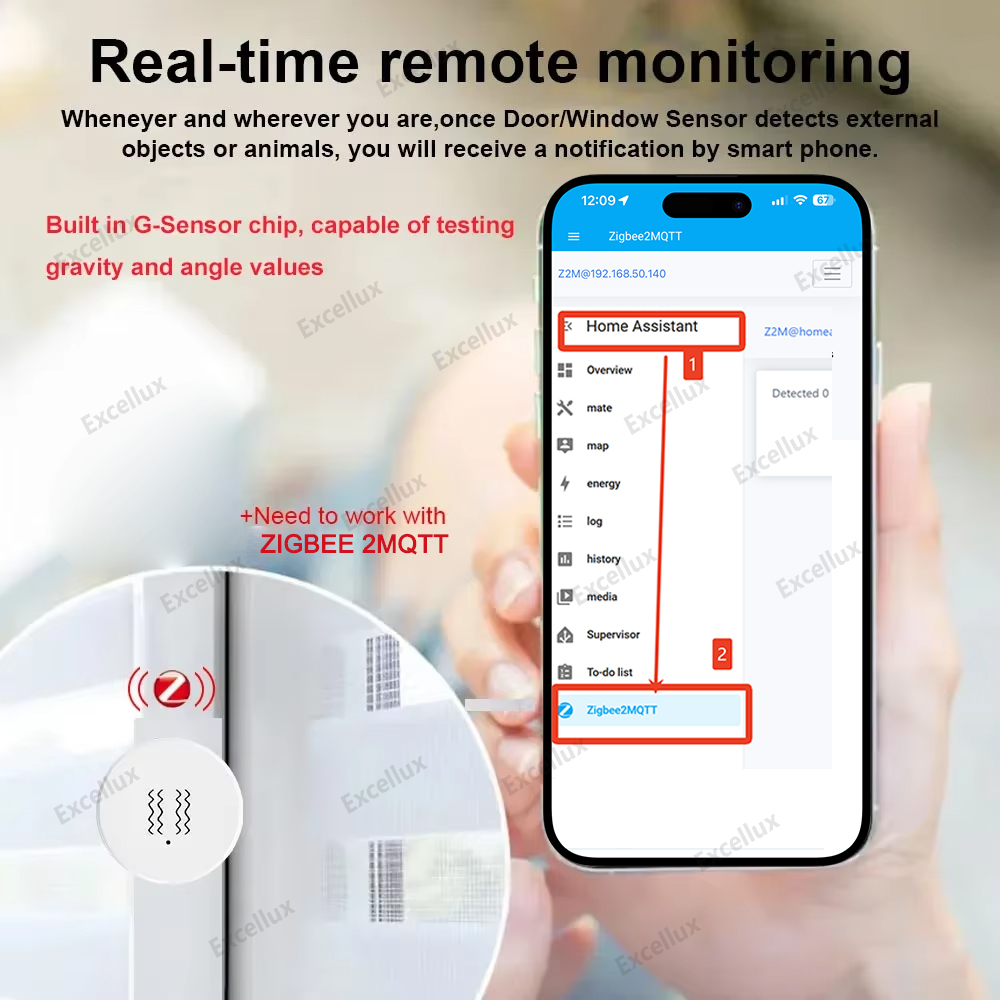 Zigbee 3.0 Smart Vibration Sen - Zigbee Motion Sensor review and price