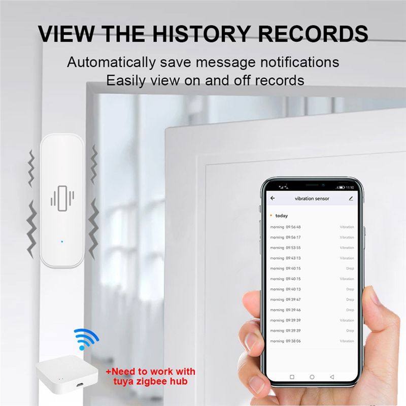 Tuya Smart Vibration Sensor Zi - Zigbee Motion Sensor review and price