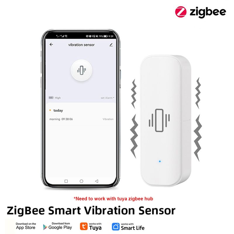 Tuya Smart Vibration Sensor Zi - Zigbee Motion Sensor review and price