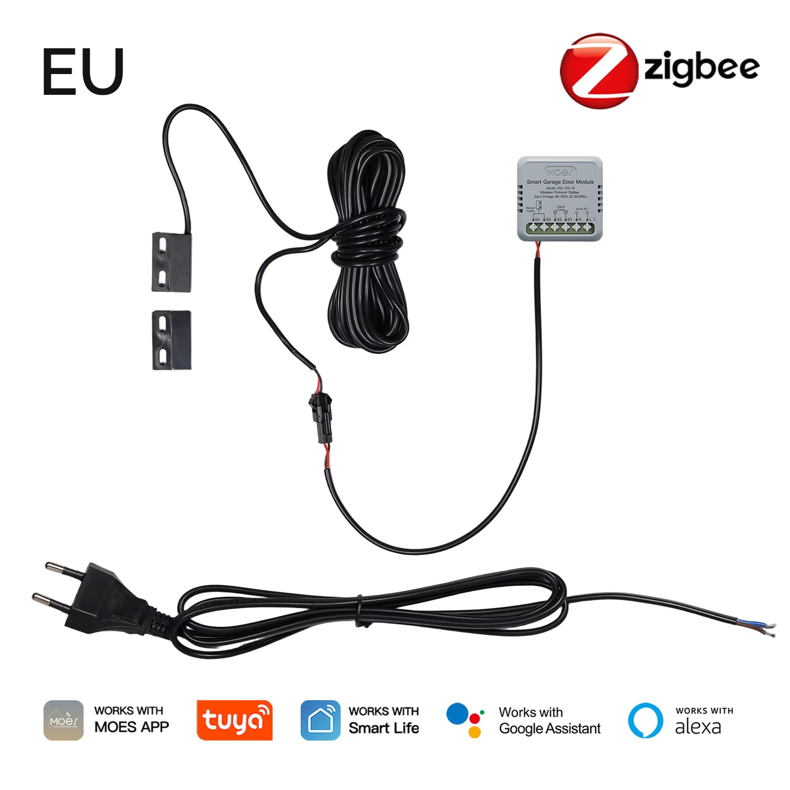 MOES Zigbee Garage Door Contro - Smart Home Assistant review and price