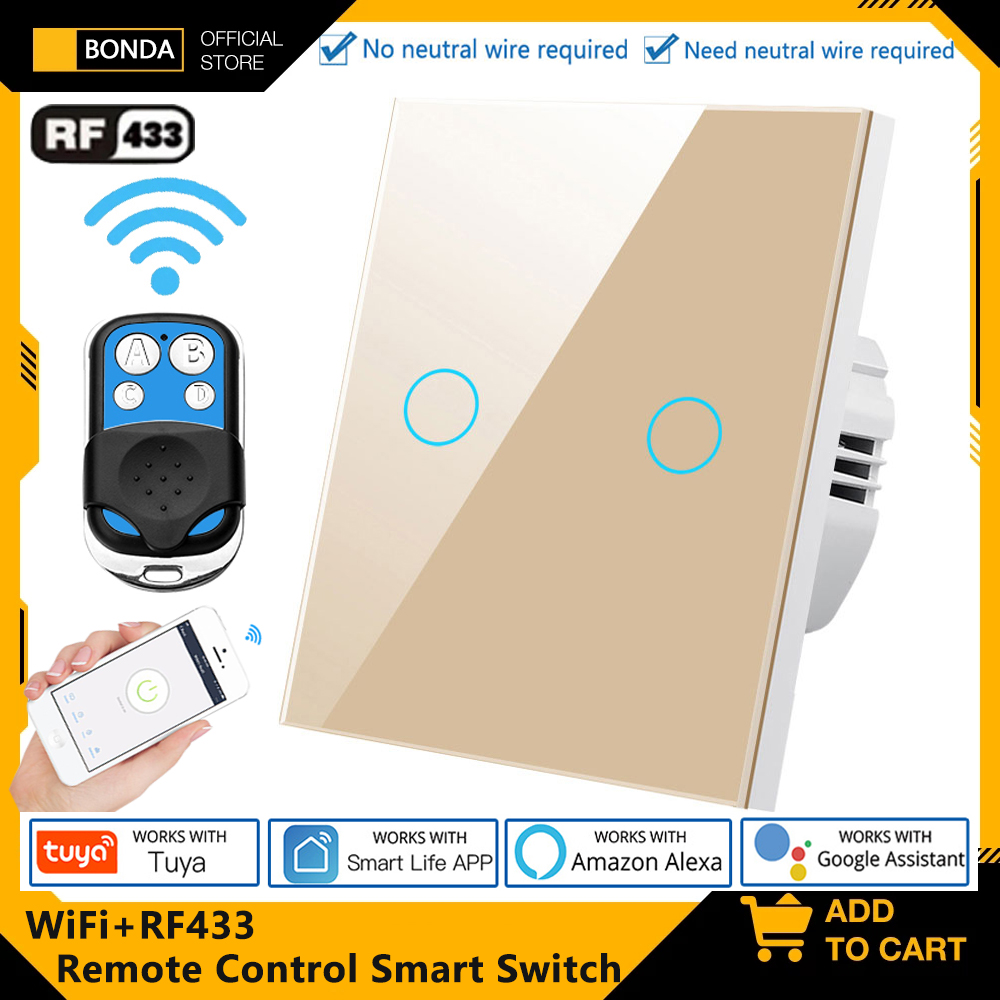 Tuya EU WiFi+RF433 Smart Remot - Smart Home Networking review and price