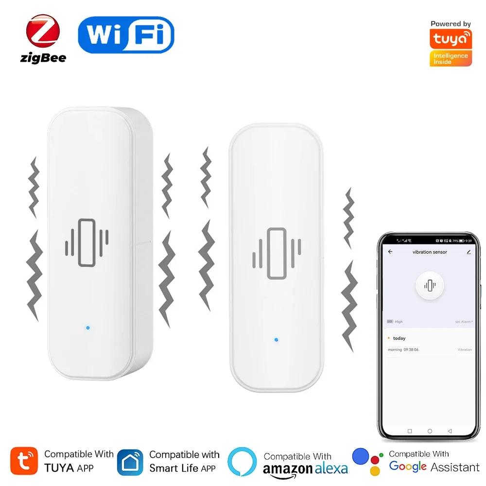 Tuya WiFi/Zigbee Smart Vibrati - Smart Home Notifications review and price