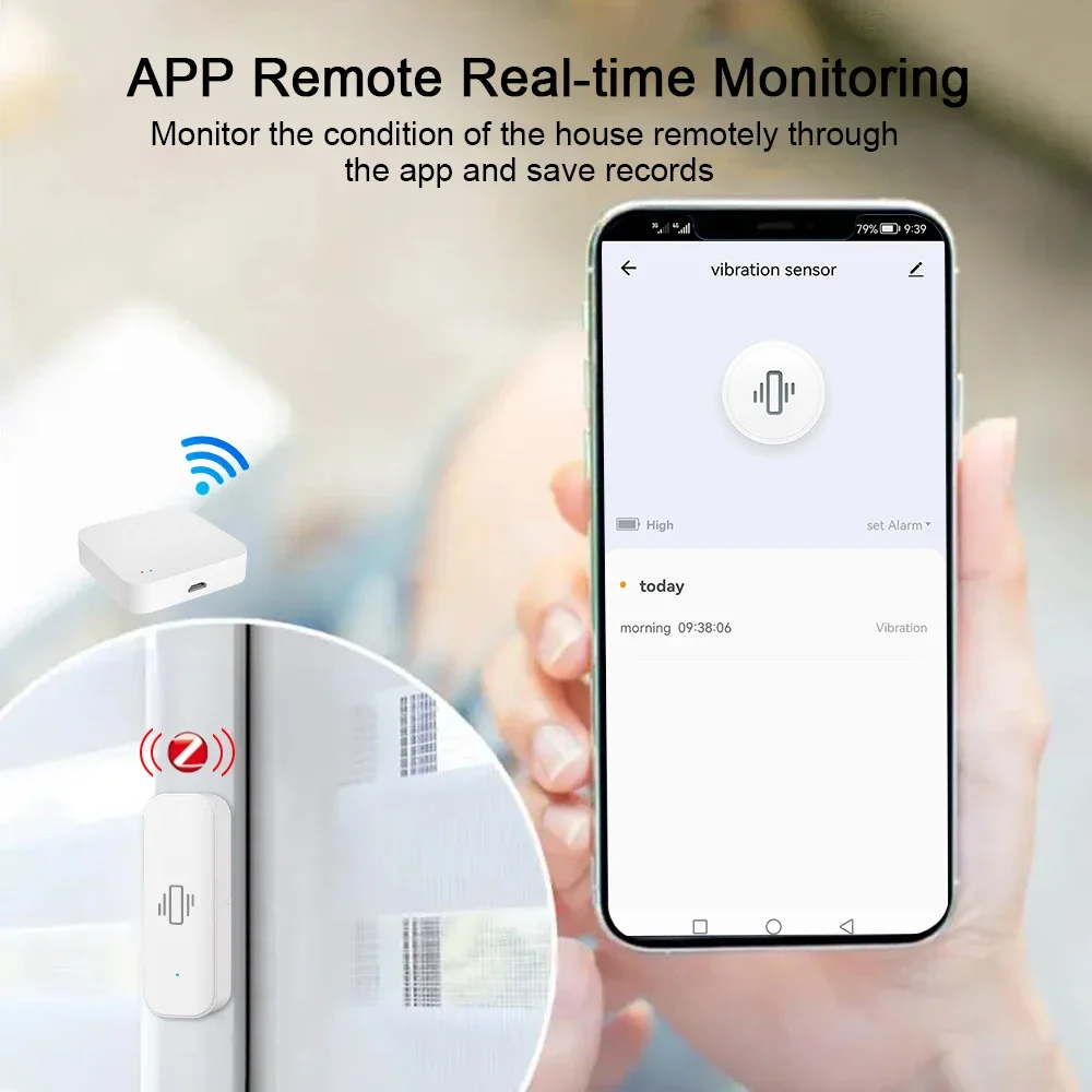 Tuya WiFi/Zigbee Smart Vibrati - Smart Home Notifications review and price