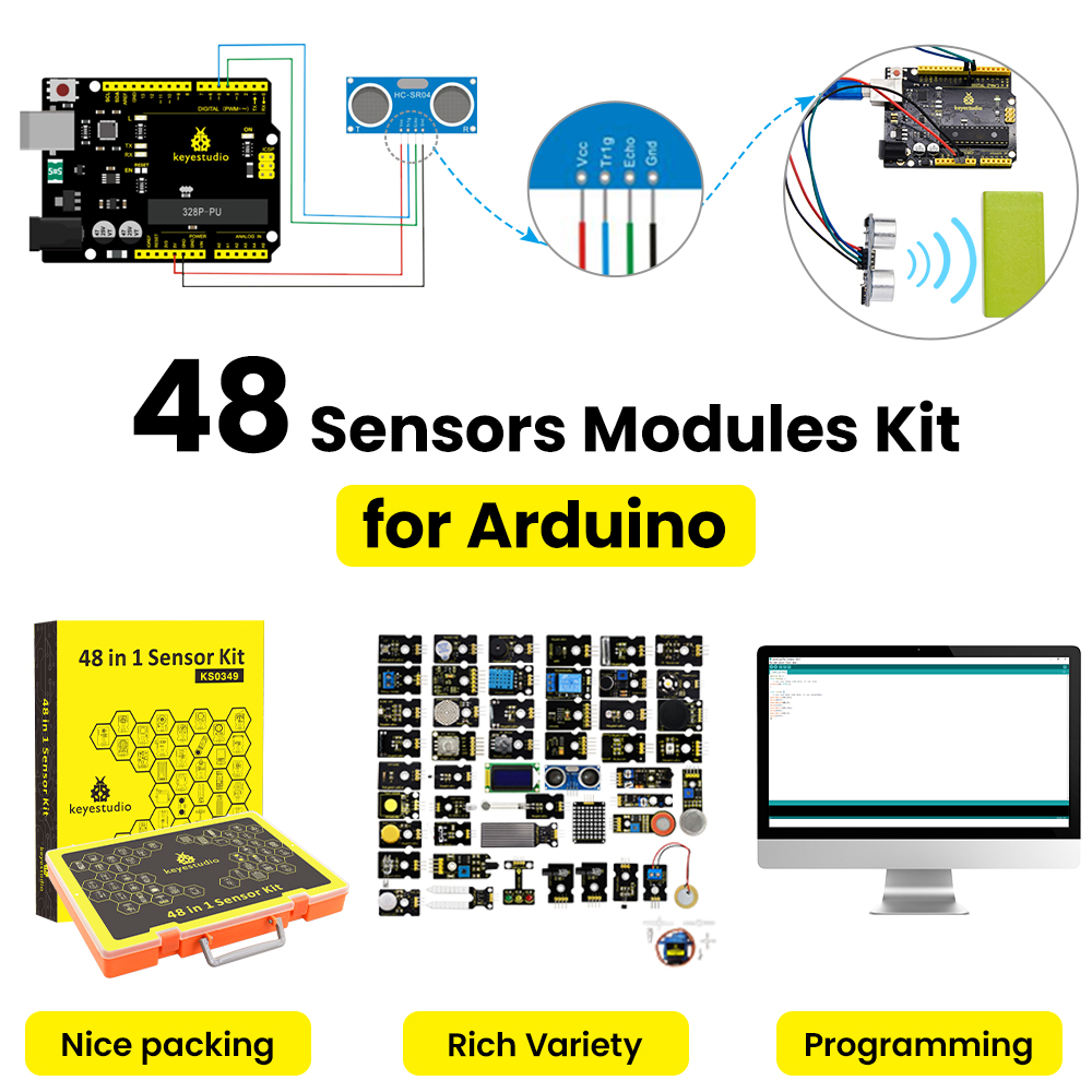 Keyestudio 48 in 1 Sensor Star - Smart Home Keyestudio review and price