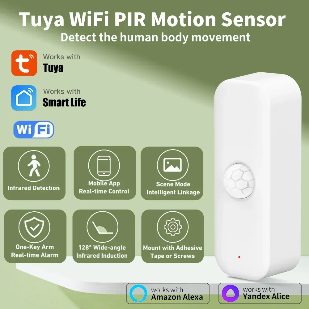 Tuya WiFI Motion Sensor PIR Sm - Smart Home Assistant review and price
