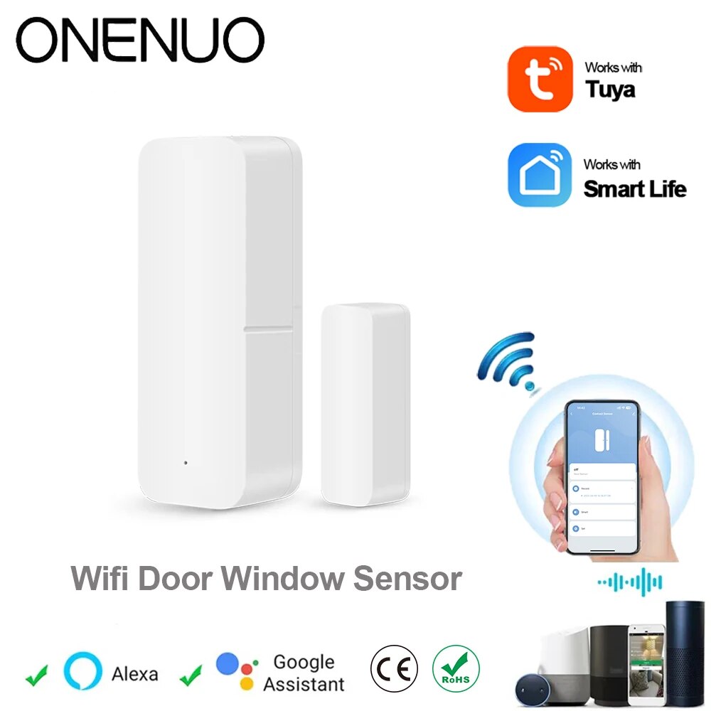 ONENUO Tuya Smart WiFi Door Se - Smart Home Notifications review and price