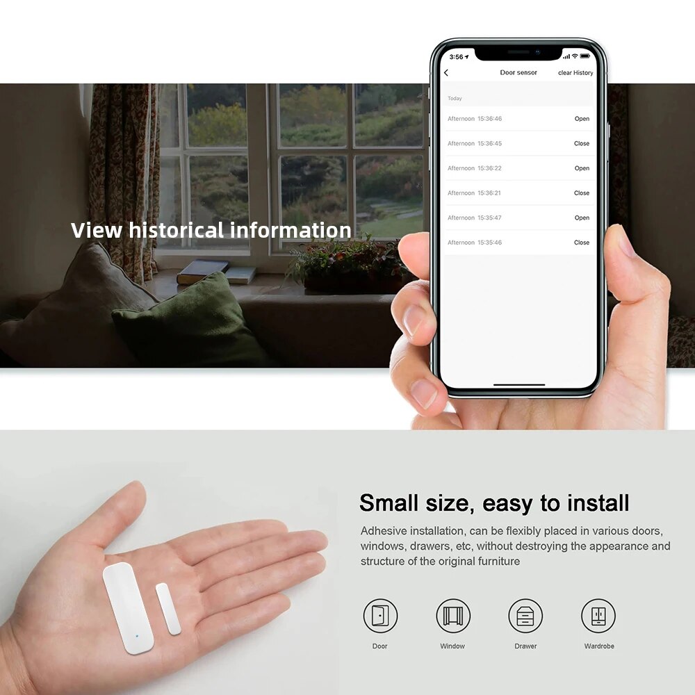 ONENUO Tuya Smart WiFi Door Se - Smart Home Notifications review and price