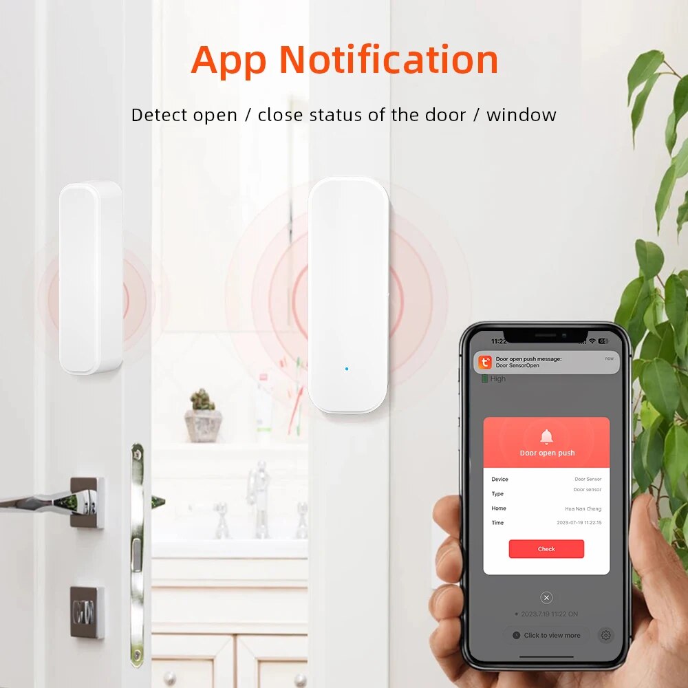 ONENUO Tuya Smart WiFi Door Se - Smart Home Notifications review and price