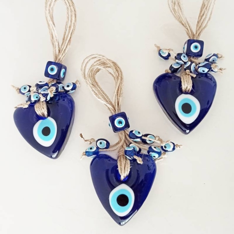 Blue Turkish Evil Eye Lucky Pe - Smart Home Decor review and price