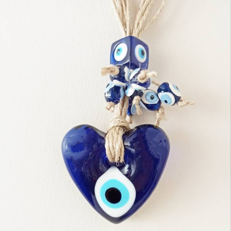 Blue Turkish Evil Eye Lucky Pe - Smart Home Decor review and price